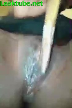 East Africa Horny Zambia Girl Masturbate With Wooden Spoon thumbnail