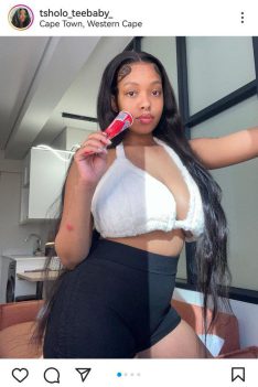 Instagram baddie Tsholo Miss TM